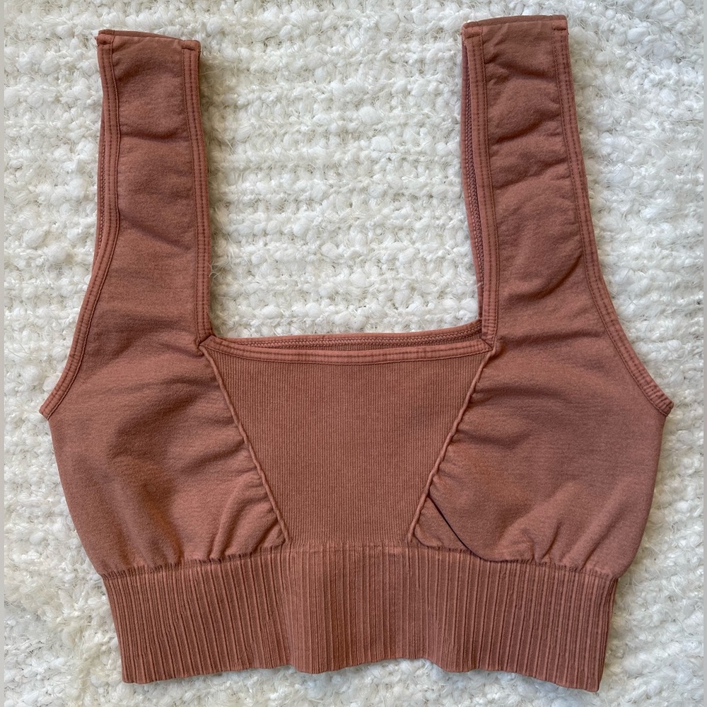 Free People Movement Good Karma Bike Shorts “Toasted Coconut” Size Small NWOT - Picture 10 of 11